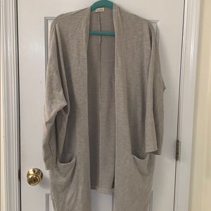 Donni Ribbed Sweater Coat
